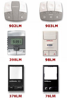 Control up to three openers with one convenient panel. 